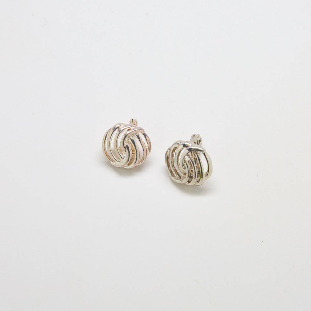 Silver Earrings - The Swirl popular World (2)