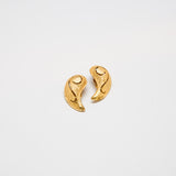 Vintage Gold Paisley Earrings