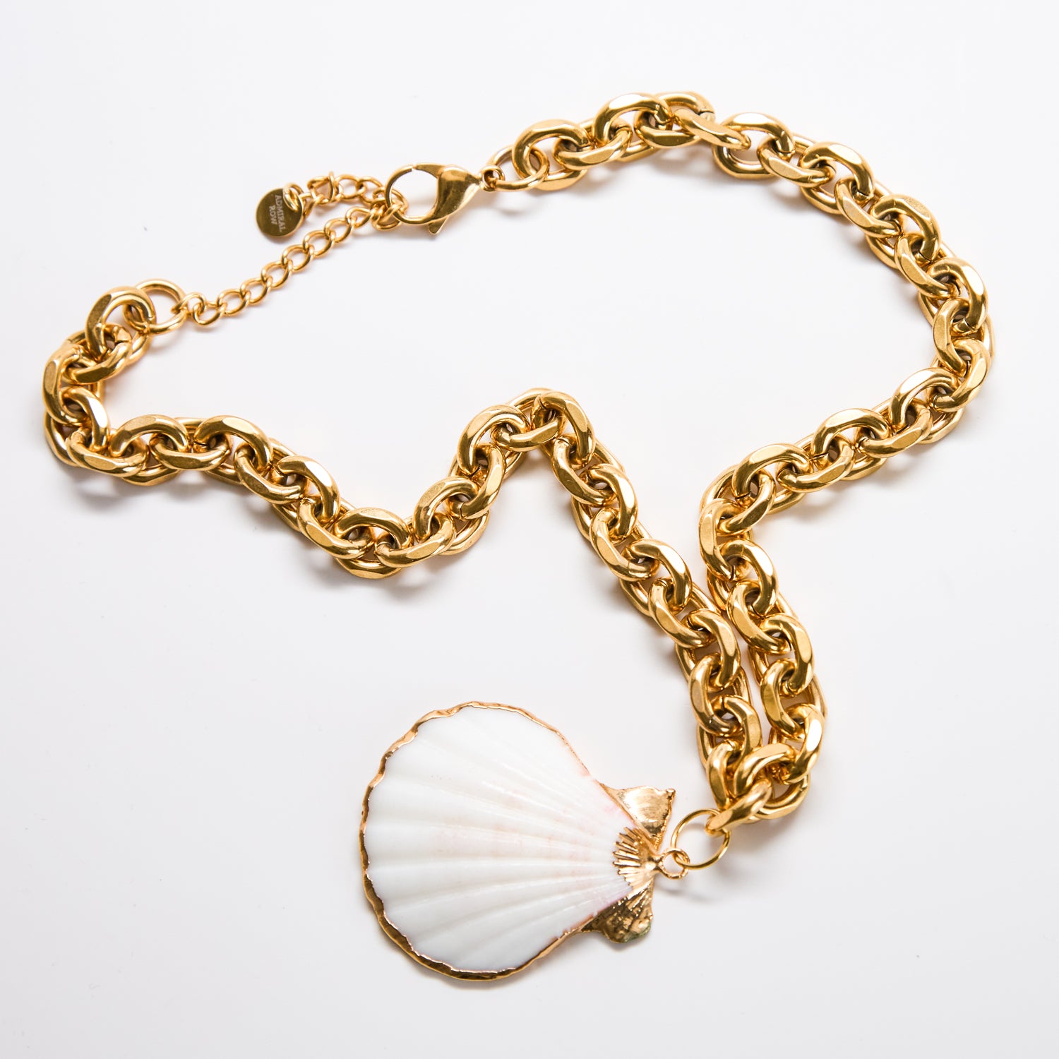 Vintage White Shell Statement Necklace