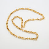 Vintage Monet Crimped Chain Necklace