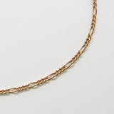 Figaro Chain Gold Anklet