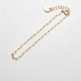 Gold Chain Link Bracelet