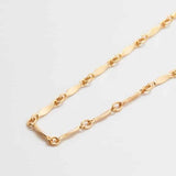 Gold Chain Link Choker Necklace