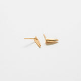 Gold Claw Stud Earrings