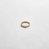 Gold Flat Top Ring