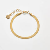 Gold Herringbone Bracelet