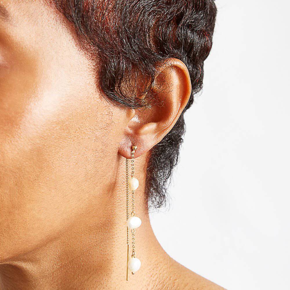 Gold outlets Chain Drop Earrings