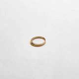 Gold Tapered Point Ring