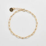 Gold Thick Chain Link Bracelet