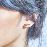 Gold Triangle Ear Crawlers