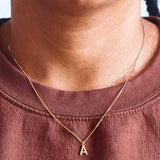 Gold Dainty Initial Necklaces