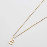 Gold Dainty Initial Necklaces