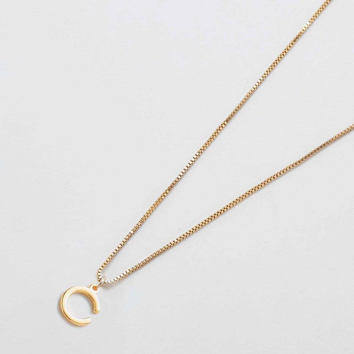 Gold Dainty Initial Necklaces