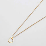 Gold Dainty Initial Necklaces