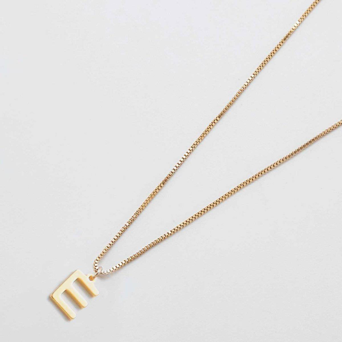 Gold Dainty Initial Necklaces