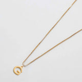 Gold Dainty Initial Necklaces