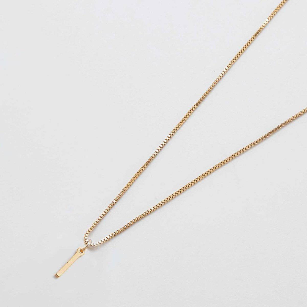 Gold Dainty Initial Necklaces