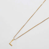 Gold Dainty Initial Necklaces