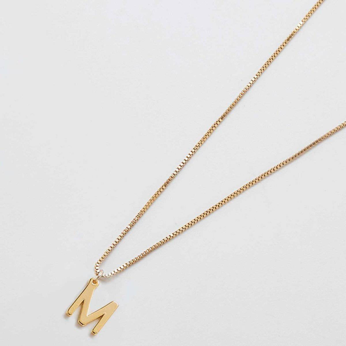 Gold Dainty Initial Necklaces