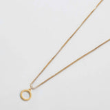 Gold Dainty Initial Necklaces