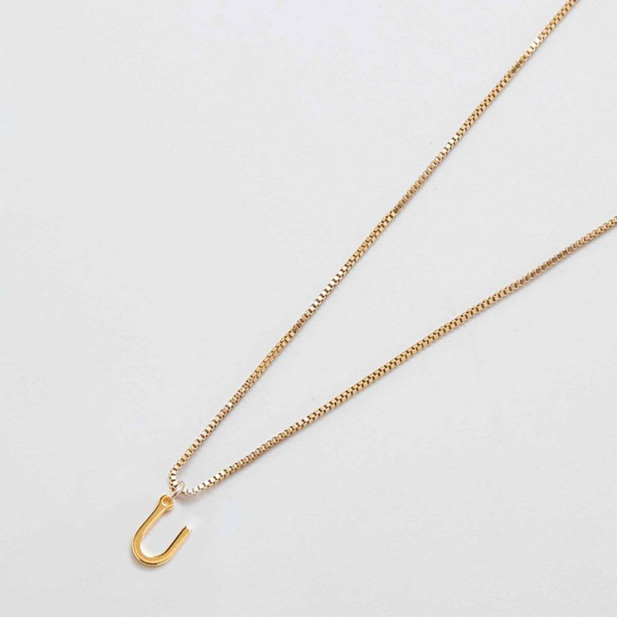 Gold Dainty Initial Necklaces