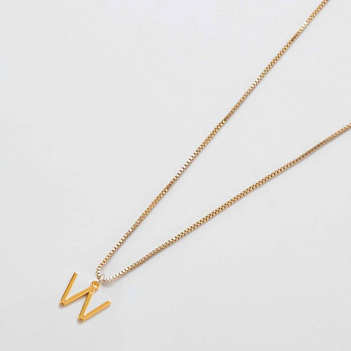 Gold Dainty Initial Necklaces