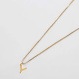 Gold Dainty Initial Necklaces