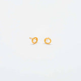 Gold Initial Earrings