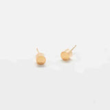 Gold Cylinder Geo Studs - Imperfect