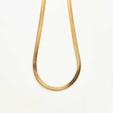 Gold Herringbone Necklace - Imperfect