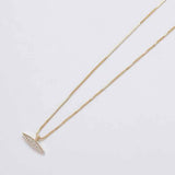 Pave Gold Eye Necklace