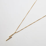 Pavé Lightning Bolt Necklace