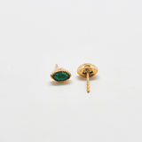 Jade Teardrop Stud Earring