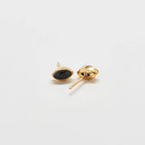 Onyx Teardrop Stud Earrings