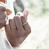 Pave Silver Stacking Ring