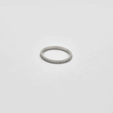 Pave Silver Stacking Ring