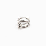 Silver Double Knot Ring