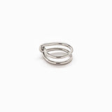 Silver Double Knot Ring