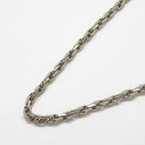 Silver Weave Chain Necklace