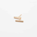 Slim Gold Bar Earrings - Best Seller