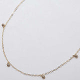 White CZ Choker Necklace