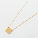 Zodiac Double-Sided Astrology Necklace